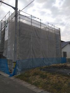 姫路市にて新築塗装工事施工前