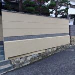 姫路市にて膨れや剥がれの起きた擁壁塗装・補修工事 施工後