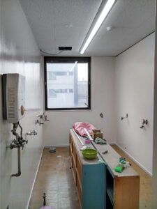 姫路市にて　歯科医院技巧室　塗り替え工事 施工後